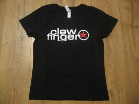 Clawfinger čierne dámske tričko materiál 100% bavlna