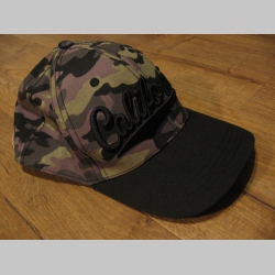 California NIGHTCAMO - nočný maskáč,  klasická skate - basebal šiltovka so zapínaním na plastové cuplíky vzadu (posledný kus!!)