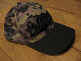 California NIGHTCAMO - nočný maskáč,  klasická skate - basebal šiltovka so zapínaním na plastové cuplíky vzadu (posledný kus!!)