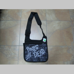 Punks not dead, Taška cez plece 100%polyester  cca. 27x32x10cm