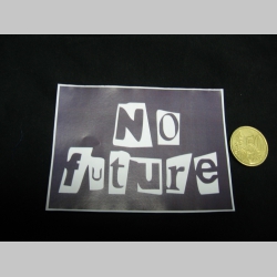 No Future nálepka 10x7cm