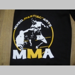 MMA Mixed Martial Arts  čierne tepláky s tlačeným logom