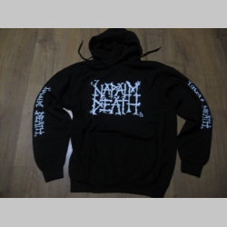 Napalm Death čierna mikina s kapucou 80%bavlna 20%polyester