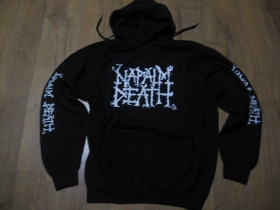 Napalm Death čierna mikina s kapucou 80%bavlna 20%polyester