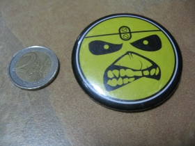 Iron Maiden smrtka odznak veľký, priemer 55mm