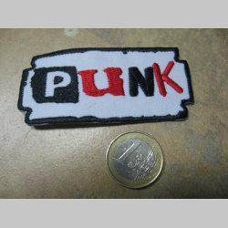 Punk nažehľovacia nášivka vyšívaná (možnosť nažehliť alebo našiť na odev)
