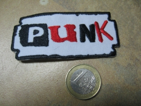 Punk nažehľovacia nášivka vyšívaná (možnosť nažehliť alebo našiť na odev)