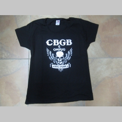 CBGB club legend, čierne dámske tričko  100%bavlna