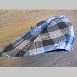 čiapka Rude Boy škótske káro TARTAN GREEN  materiál 30% bavlna 70%polyester, vzadu pružný patent pre prisposobenie veľkosti