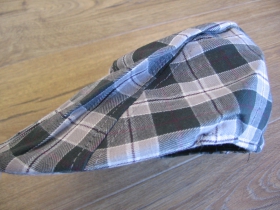 čiapka Rude Boy škótske káro TARTAN GREEN  materiál 30% bavlna 70%polyester, vzadu pružný patent pre prisposobenie veľkosti