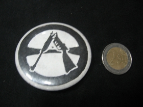 Anarchy fuck army  odznak veľký, priemer 55mm