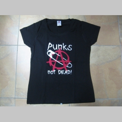 Punks not Dead - Anarchy  dámske tričko Fruit of The Loom 100%bavlna