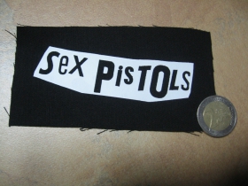 Sex Pistols potlačená nášivka rozmery cca. 12x6cm (po krajoch neobšívaná)