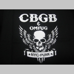 CBGB club legend, čierne dámske tričko  100%bavlna
