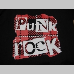 Punk rock Tartan tepláky s tlačeným logom
