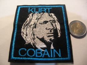 Kurt Cobain  nažehľovacia vyšívaná nášivka (možnosť nažehliť alebo našiť na odev) materiál 100%bavlna 