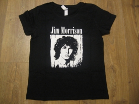 Jim Morrison čierne dámske tričko materiál 100% bavlna