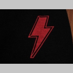 AC/DC čierna mikina s kapucou a klokankovým vreckom vpredu materiál 70%polyester  30%bavlna