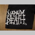 Napalm Death  čierne teplákové kraťasy s tlačeným logom