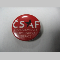 Československá anarchistická federace, odznak 25mm
