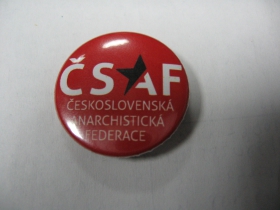 Československá anarchistická federace, odznak 25mm