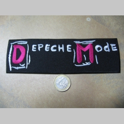 Depeche Mode nažehľovacia nášivka vyšívaná (možnosť nažehliť alebo našiť na odev)