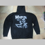 Misfits mikina na zips s kapucou stiahnuteľnou šnúrkami