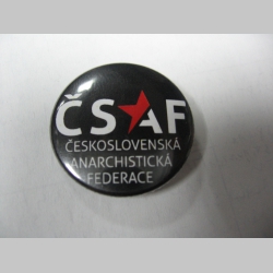 Československá anarchistická federace, odznak 25mm