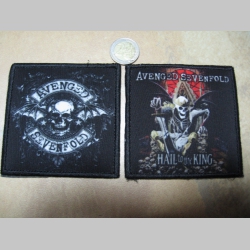 Avenged Sevenfold   ofsetová nášivka po krajoch obšívaná cca. 9x9cm  cena za 1ks!!!