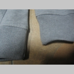 Soulcal šedá pánska mikina s kapucňou a vyšívaným logom materiál 64%bavlna 36% polyester  posledný kus veľkosť S