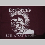 Exploited  - Lets start a War.... čierne pánske tričko 100%bavlna