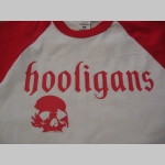 Hooligans - pánske dvojfarebné tričko 100%bavlna značka Fruit of The Loom