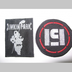 Linkin Park, vyšívaná nášivka cca 5x6cm,  cena za 1ks!! skladom už len okrúhla nášivka