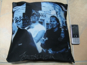 Metallica, vankúšik cca.30x30cm 100%polyester