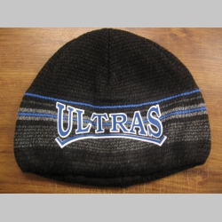 ULTRAS čierna pletená čiapka hrubá vo vnútri naviac zateplená, univerzálna veľkosť, materiálové zloženie 100% akryl
