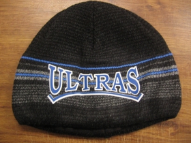 ULTRAS čierna pletená čiapka hrubá vo vnútri naviac zateplená, univerzálna veľkosť, materiálové zloženie 100% akryl
