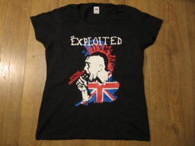 Exploited - Punk Invasion, dámske tričko, čierne 100%bavlna 