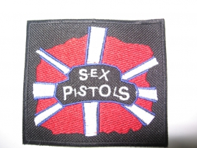 Sex Pistols, vyšívaná nášivka cca. 5x5cm