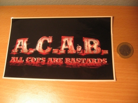 A.C.A.B. pogumovaná nálepka