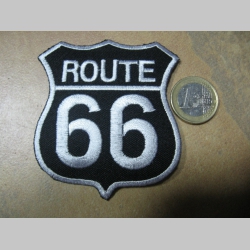 Route 66 nažehľovacia nášivka vyšívaná (možnosť nažehliť alebo našiť na odev)