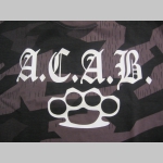 A.C.A.B.  Boxer,  nočný maskáč-Nightcamo SPLINTER, pánske tričko 100%bavlna
