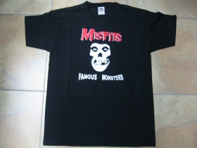 Misfits  čierne pánske tričko 100%bavlna 