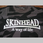 Skinhead a Way of Life nočný " ruský " maskáč - Nightcamo SPLINTER, pánske tričko 100%bavlna