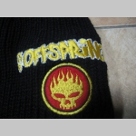 Offspring - čierna zimná čiapka so šiltom a vyšívaným logom materiál 100% akryl univerzálna veľkosť - posledný kus!!!