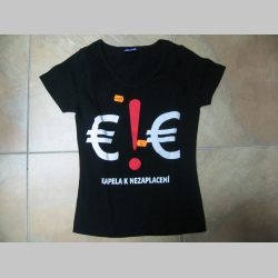 E!E čierne dámske tričko 100%bavlna posledné kusy veľkosti M a L.