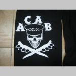 A.C.A.B.  čierne tepláky s tlačeným logom