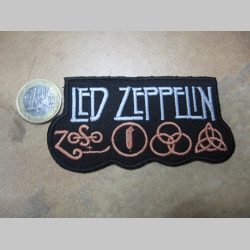 Led Zeppelin nažehľovacia nášivka vyšívaná (možnosť nažehliť alebo našiť na odev)