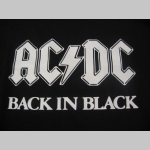 AC/DC čierne dámske tričko materiál 100% bavlna