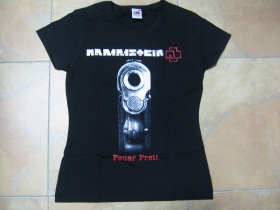 Rammstein dámske tričko, čierne 100%bavlna 