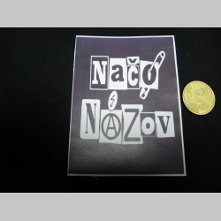 Načo Názov  nálepka 10x7cm